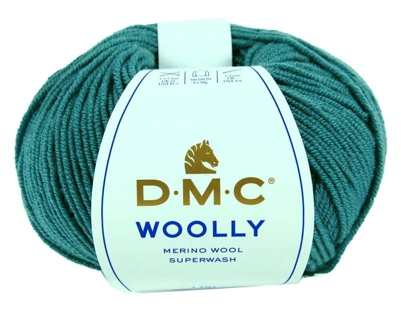 Włóczka DMC Woolly 100% wełna merino kol. 72 jasny morski