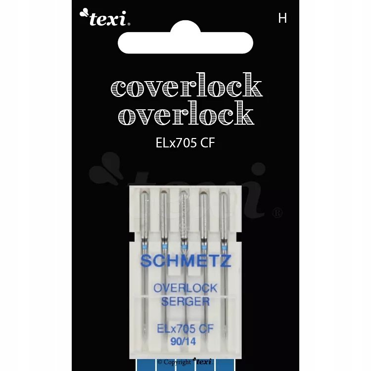 Igły Schmetz by Texi overlock coverlock 5x90