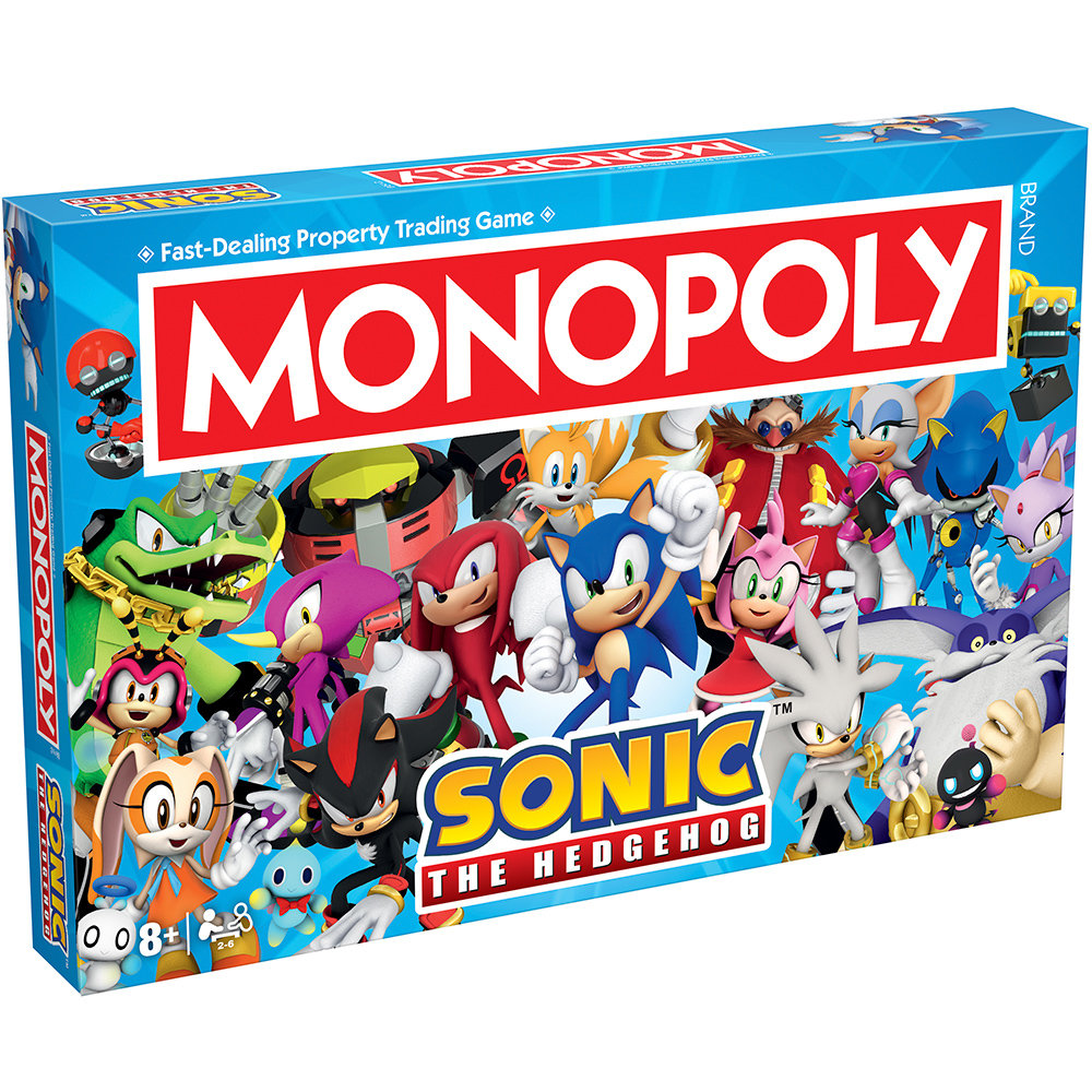 Winning Moves MONOPOLY - Sonic gra planszowa (ENG - UK)