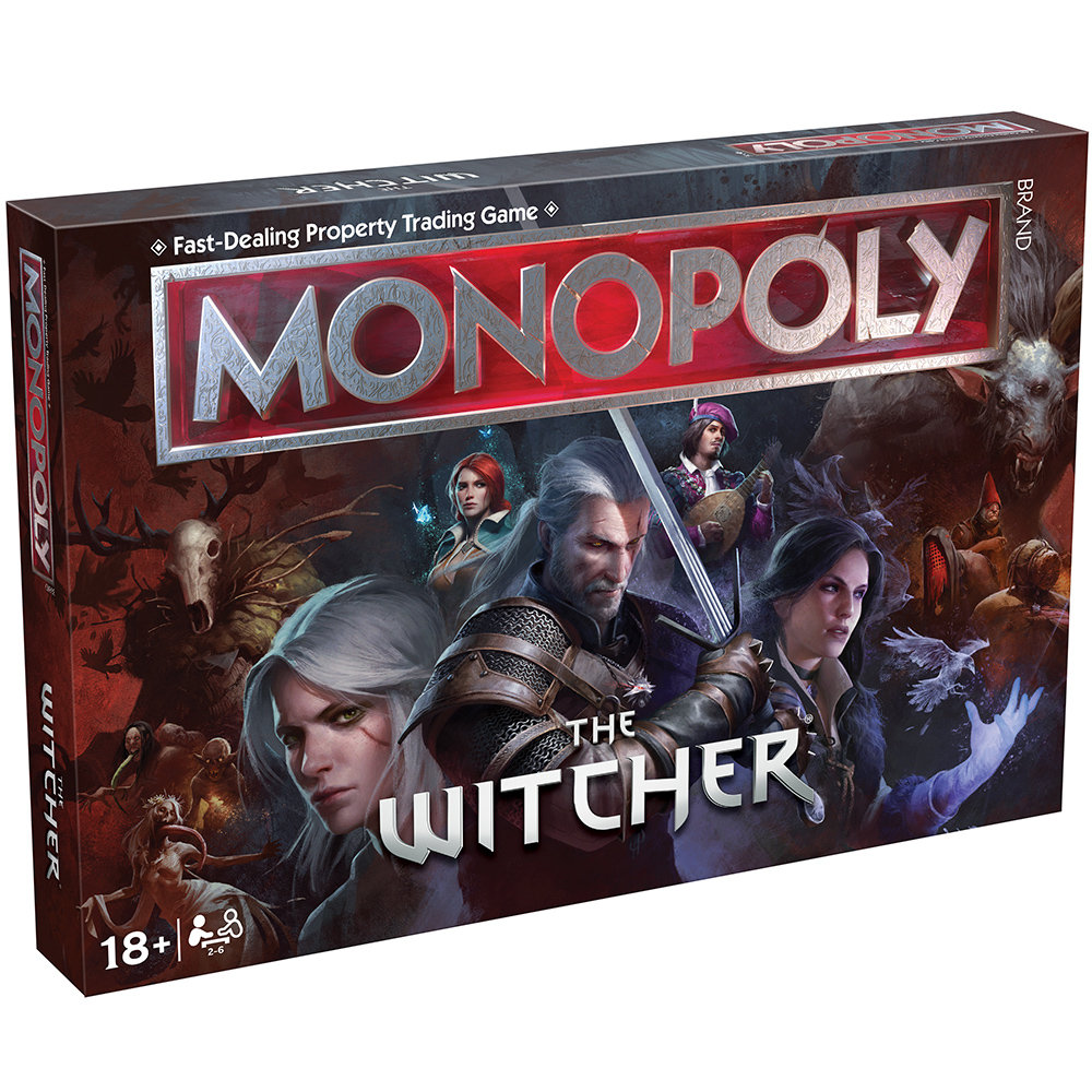 Winning Moves MONOPOLY – The Witcher gra planszowa (ENG – UK)