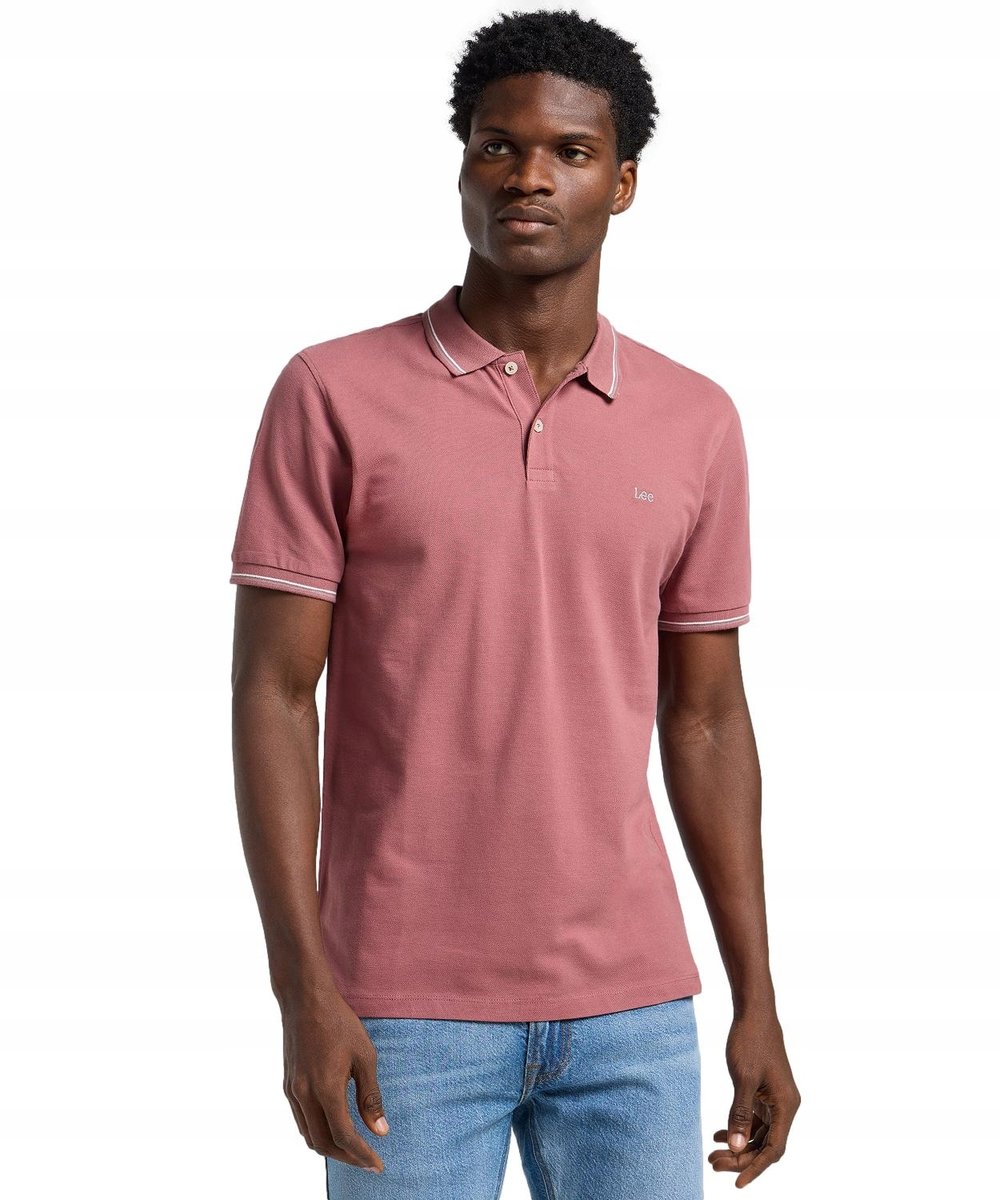 Koszulka Lee PIQUE POLO 112363661 Henna XXL