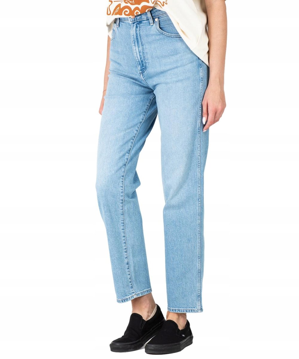 Jeansy Wrangler Mom Straight W27M58Z19 Rhea 28/32