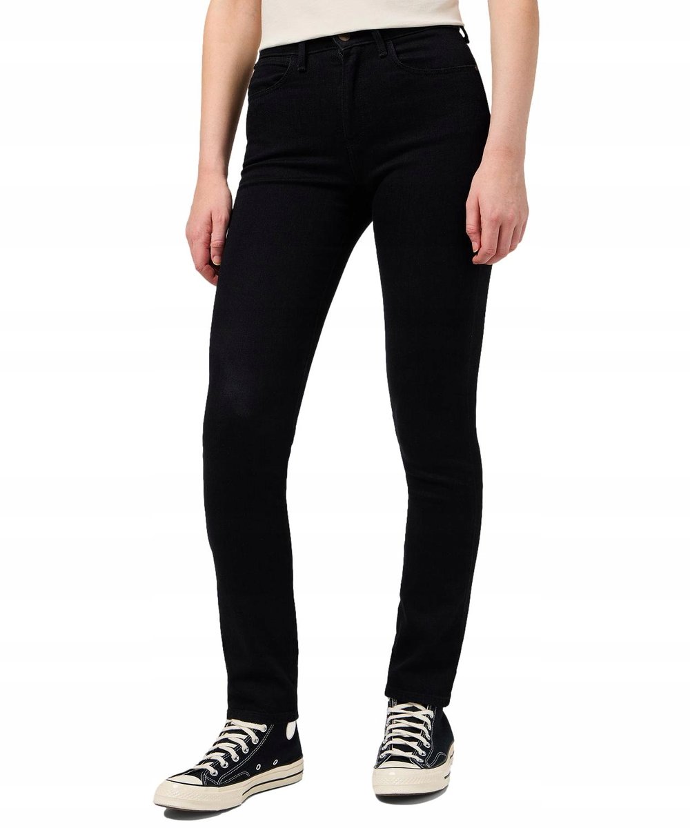 Jeansy Wrangler Slim 112352334 Retro Black W 29 / L 32