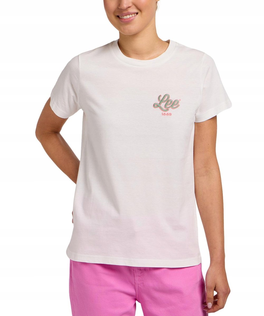 T-shirt Lee SMALL LOGO TEE 112350196 Ecru XS
