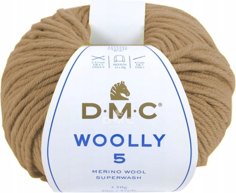 Włóczka DMC WOOLLY 5 kol. 103 / beż