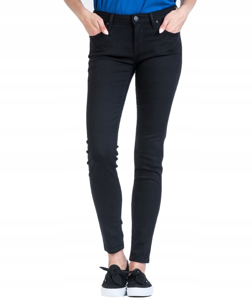 Jeansy Lee Scarlett 112111638 L526FS47 Black Rinse W 34 / L 33