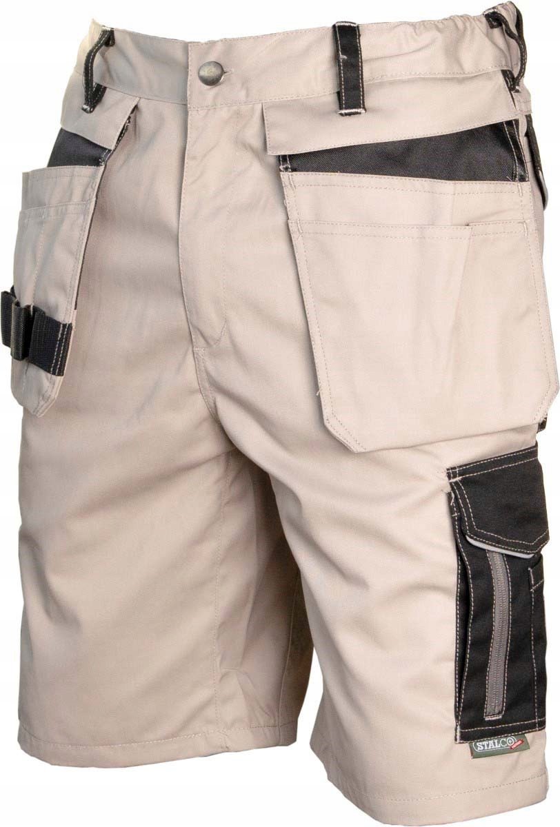 STALCO SPODNIE ROBOCZE - SZORTY PIASKOWE SUMMER LINE L-54 PREMIUM S-44604
