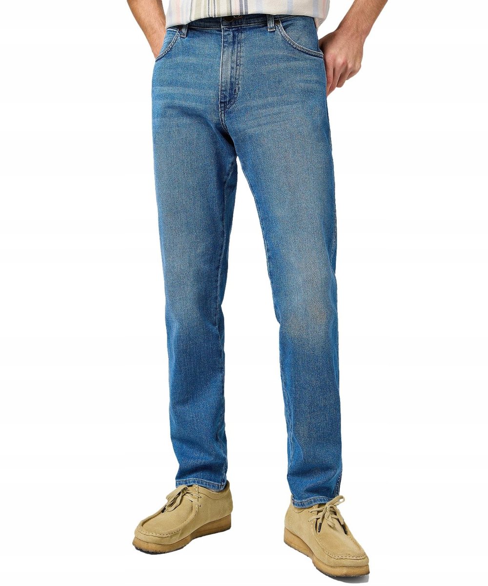 Jeansy Wrangler River 112364424 Bedazzled Blue W 31 / L 32