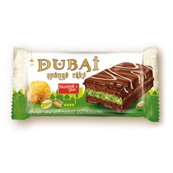 Ciastko Dubajskie z Kremem Pistacjowym i Ciastem Kadayif - 50G