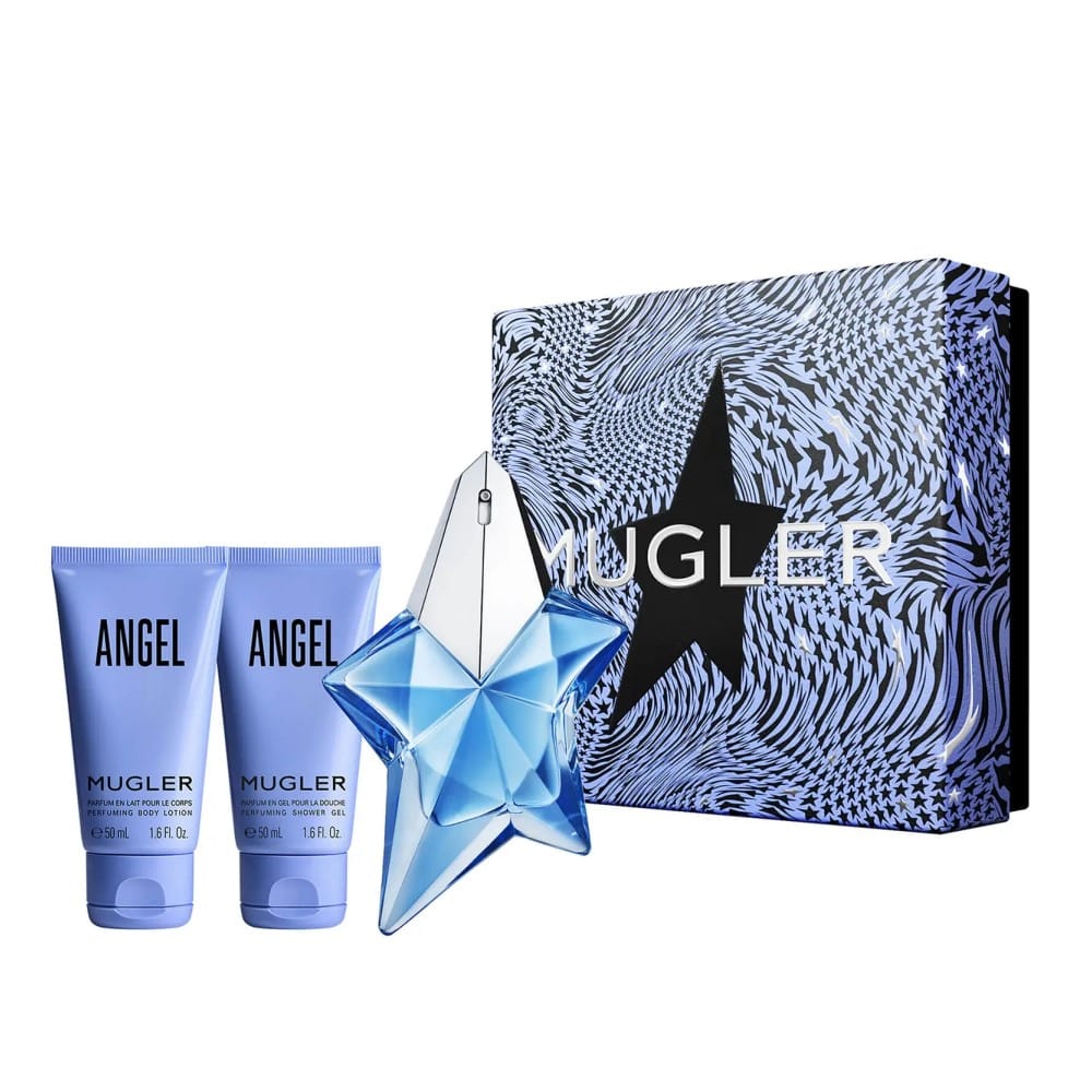 Zestaw woda perfumowana Angel Żel pod prysznic Balsam do ciała