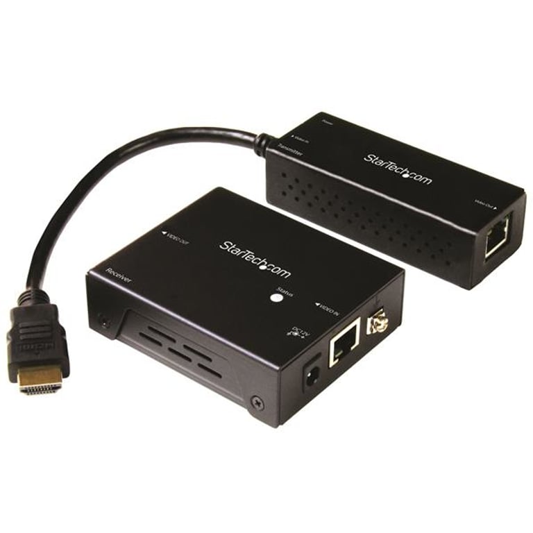 StarTech ST121HDBTDK AV Nadajnik i odbiornik AV Czarny