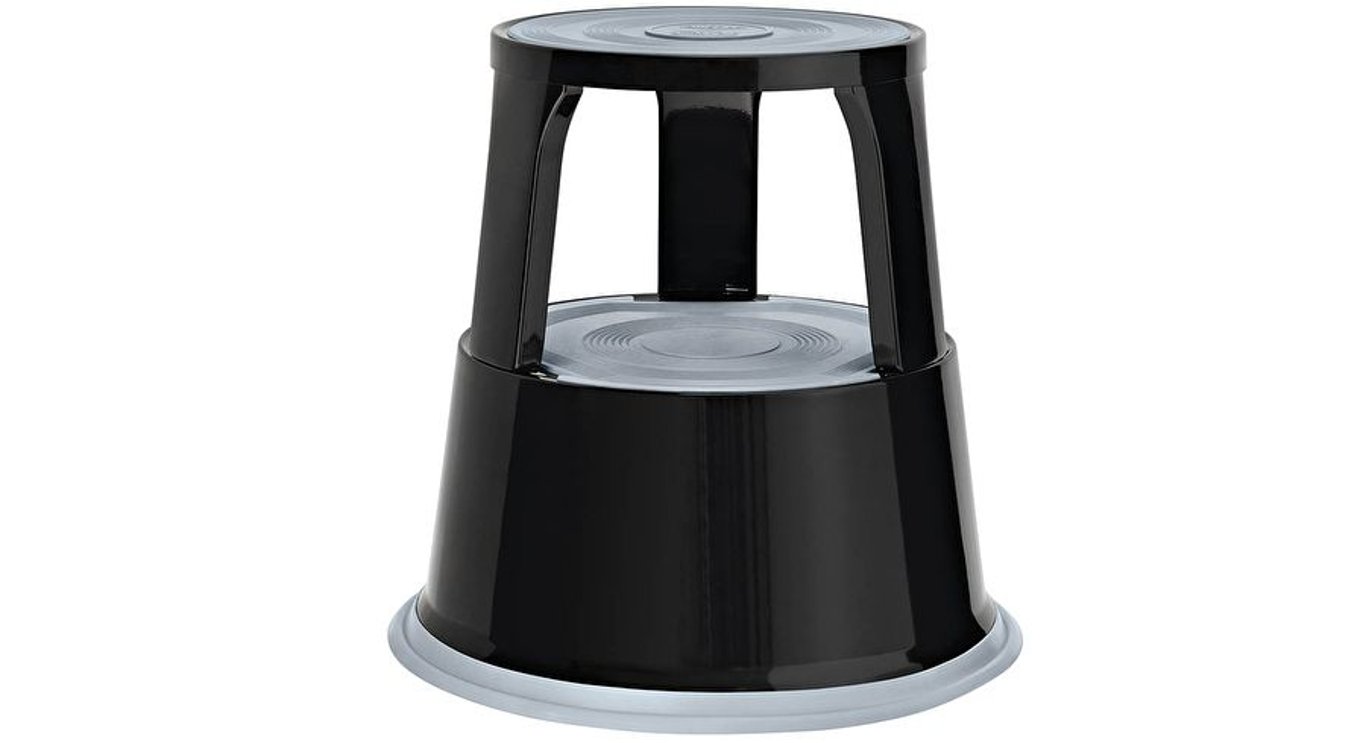 Wedo 212 101 taboret ze schodkiem Stal Czarny