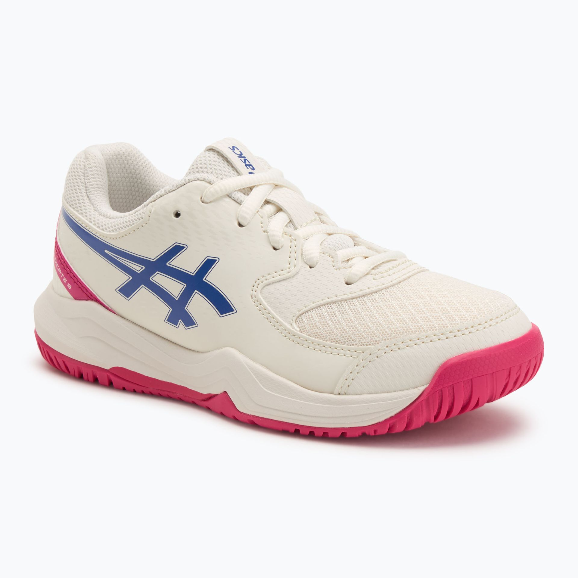 Buty do tenisa dziecięce ASICS Gel-Dedicate 8 GS Jr cream/dark cobalt WYSYŁKA W 24H 30 DNI NA ZWROT
