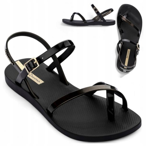 Ipanema 38 Eleganckie sandały damskie lekkie wsuwane letnie obuwie modne