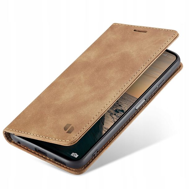 Eleganckie etui z klapką portfel kieszonka pokrowiec do Redmi Note 12 4G