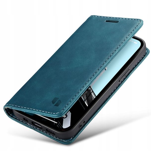 Eleganckie etui z klapką portfel kieszonka pokrowiec case do iPhone 14 Pro