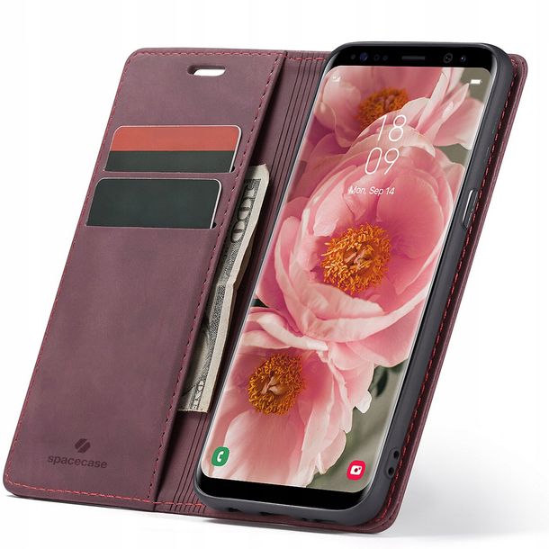 Eleganckie etui z klapką portfel kieszonka pokrowiec case do Galaxy S8