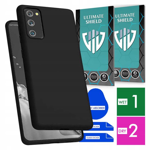 Etui Na Telefon Samsung Galaxy S20 Fe 5g Matowe Matt + Szkło Szkiełko