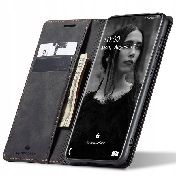 Eleganckie etui z klapką portfel kieszonka pokrowiec case do Galaxy S20