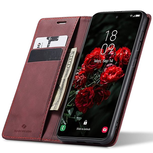 Spacecase Etui Wallet Galaxy S24 red