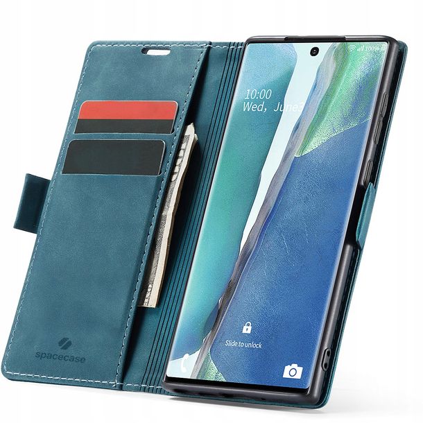 Eleganckie etui z klapką portfel kieszonka pokrowiec case do Galaxy Note 20