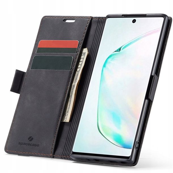 Eleganckie etui z klapką portfel kieszonka pokrowiec case do Galaxy Note 10