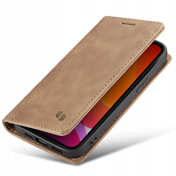 Eleganckie etui z klapką portfel kieszonka pokrowiec do iPhone 12 Pro Max
