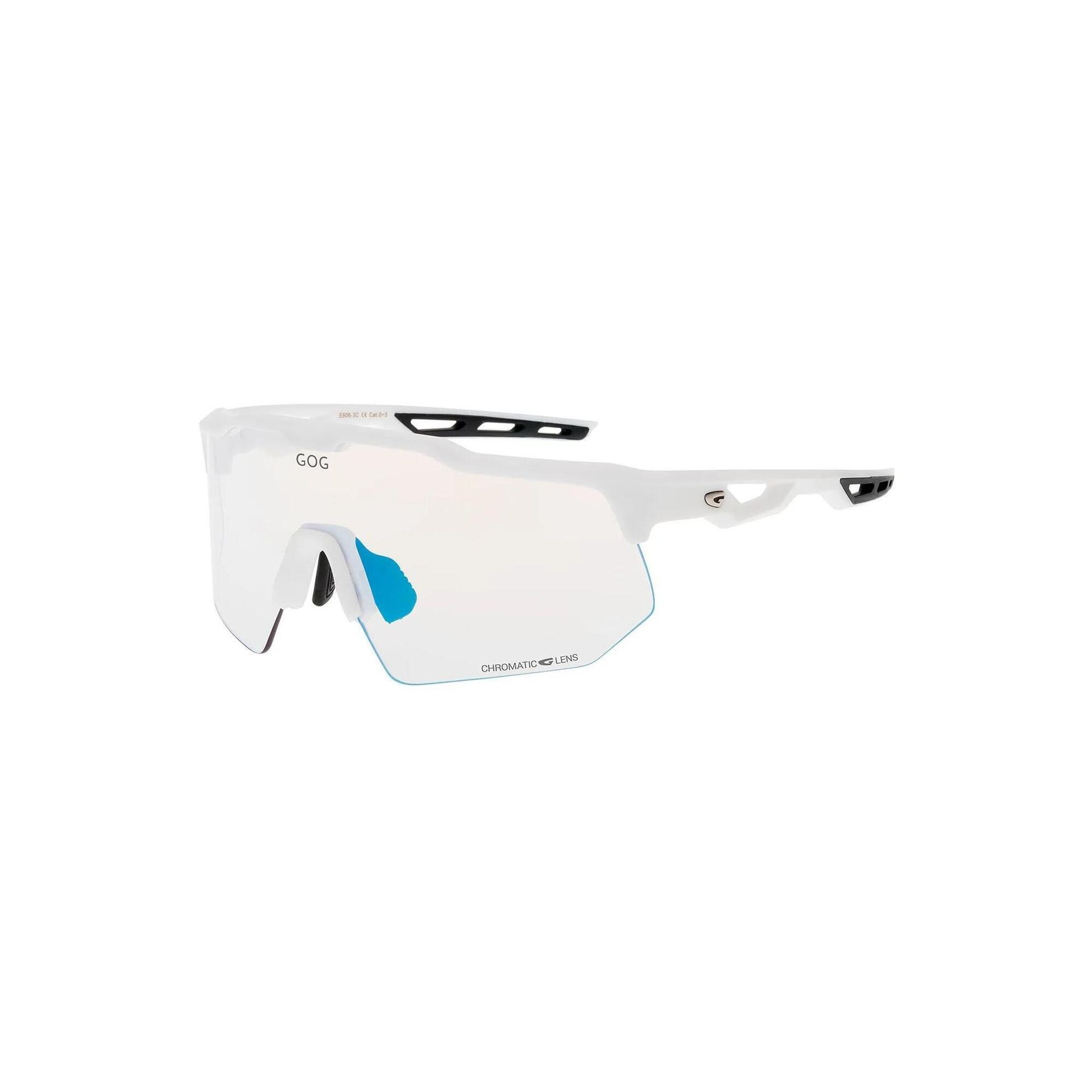 Rowerowe Okulary Przeciwsłoneczne Fotochromowe sportowe Gog Białe