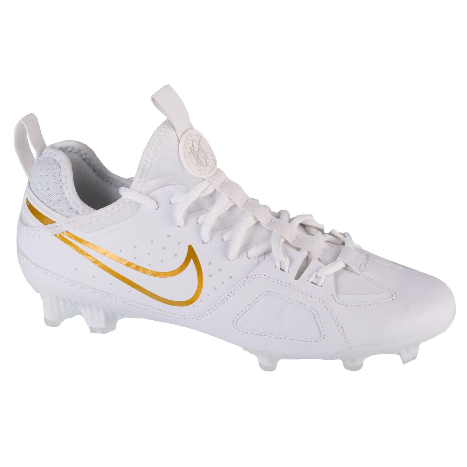 Nike Huarache 9 Varsity Lax FG FD0090-100, Męskie, buty piłkarskie - korki, Biały