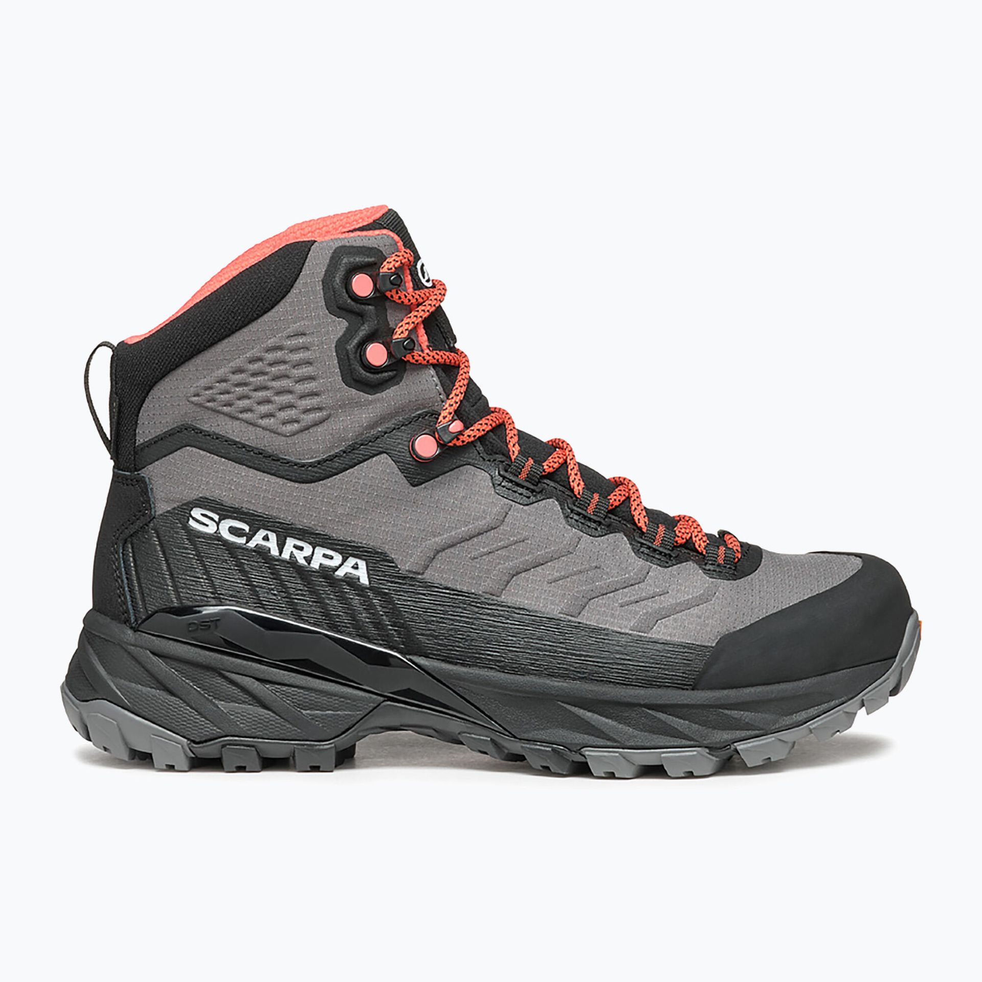 Buty trekkingowe wysokie damskie Scarpa Rush TRK LT GTX - gray/coral