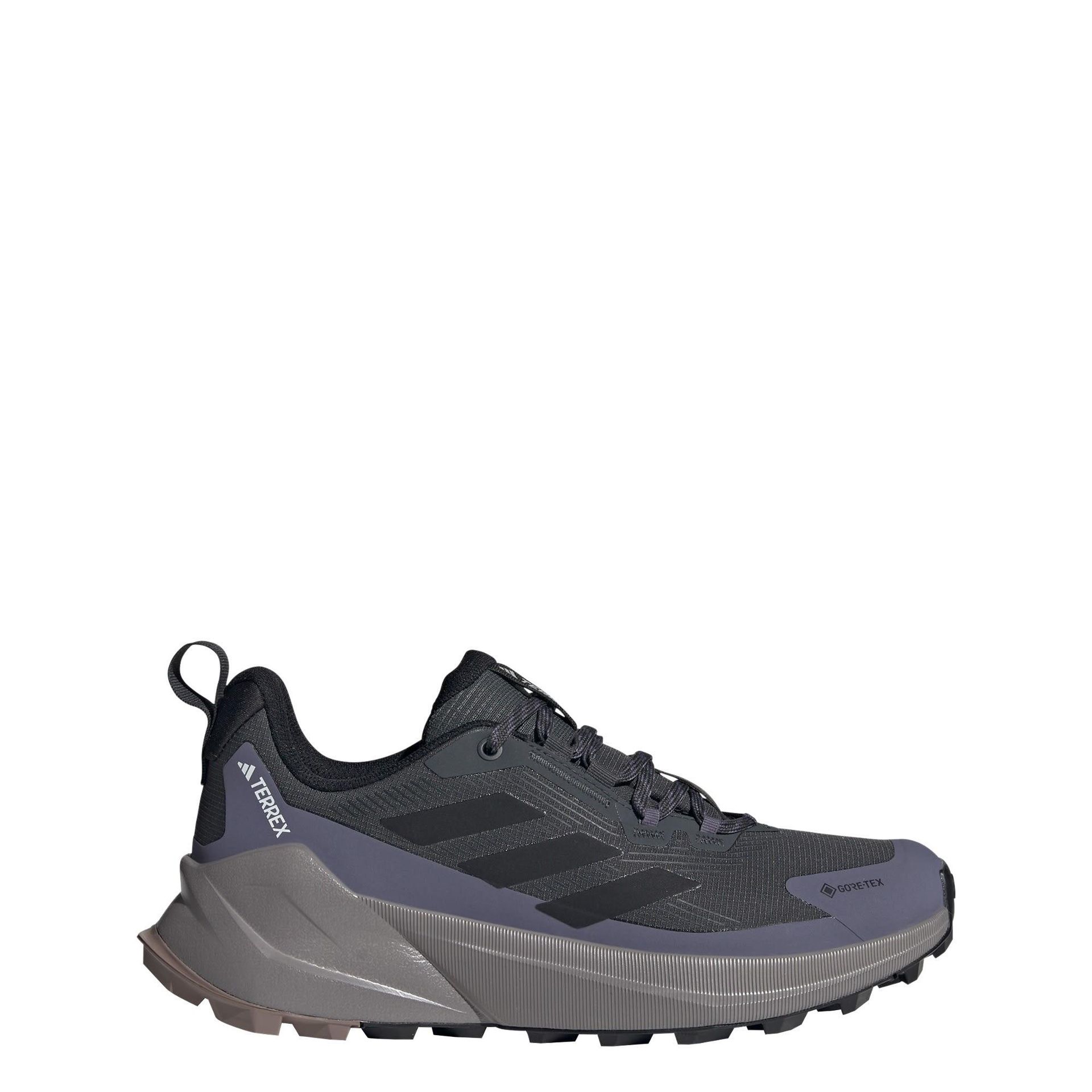adidas Terrex Trailmaker 2.0 Gore-tex Damskie buty turystyczne, Carbon/Core Black/Preloved Violet, 44 EU, Rdzeń węglowy, czarny, wstępnie kochany fioletowy, 44 EU