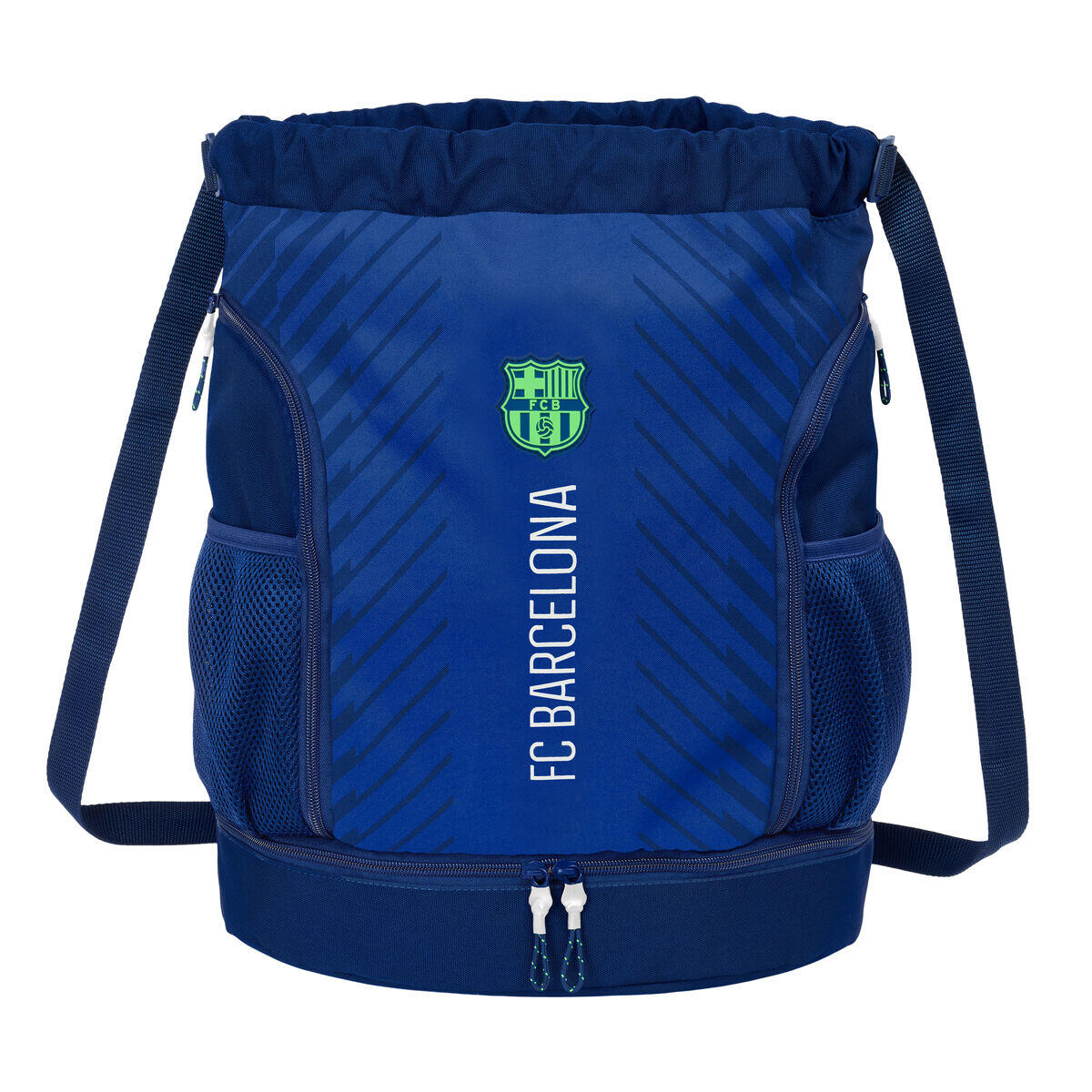 F.C. BARCELONA NAVY BLUE - plecak do plecaka, idealny dla dzieci w różnym wieku, wygodny i wszechstronny, jakość i wytrzymałość, 34 x 15 x 43 cm, Granatowy, M, Casual