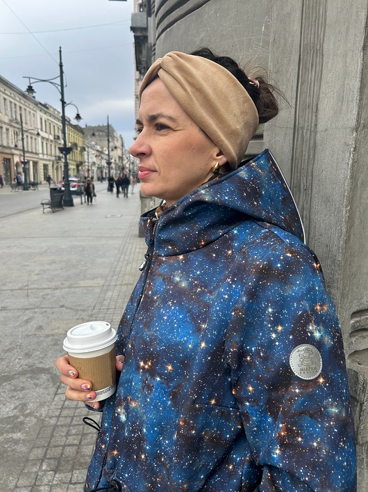 Płaszcz damski softshell, Kosmiczna Odyseja