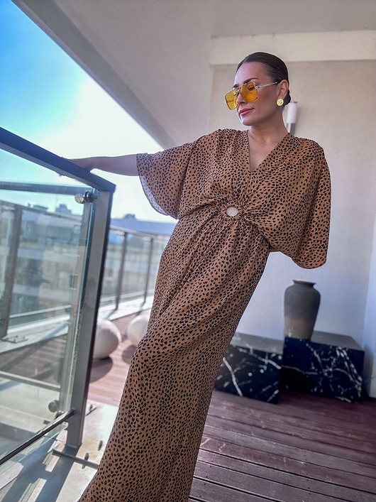 Na fali kombinezon panterka camel