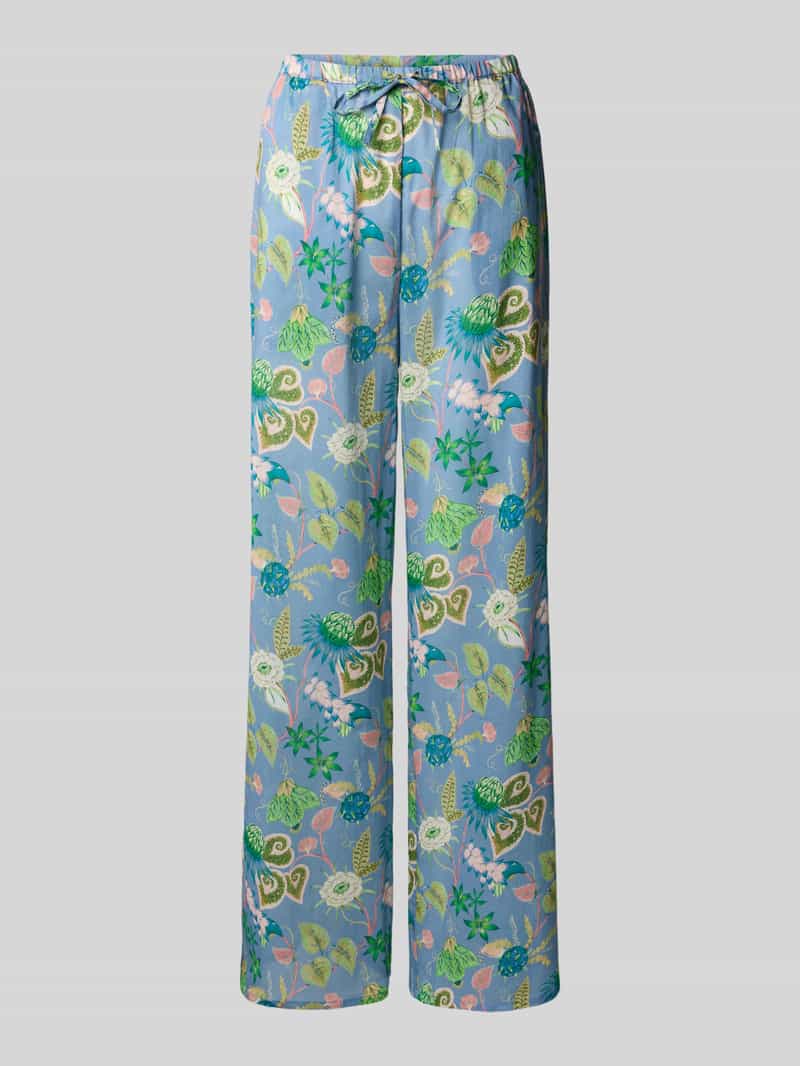 Spodnie materiałowe z elastycznym pasem