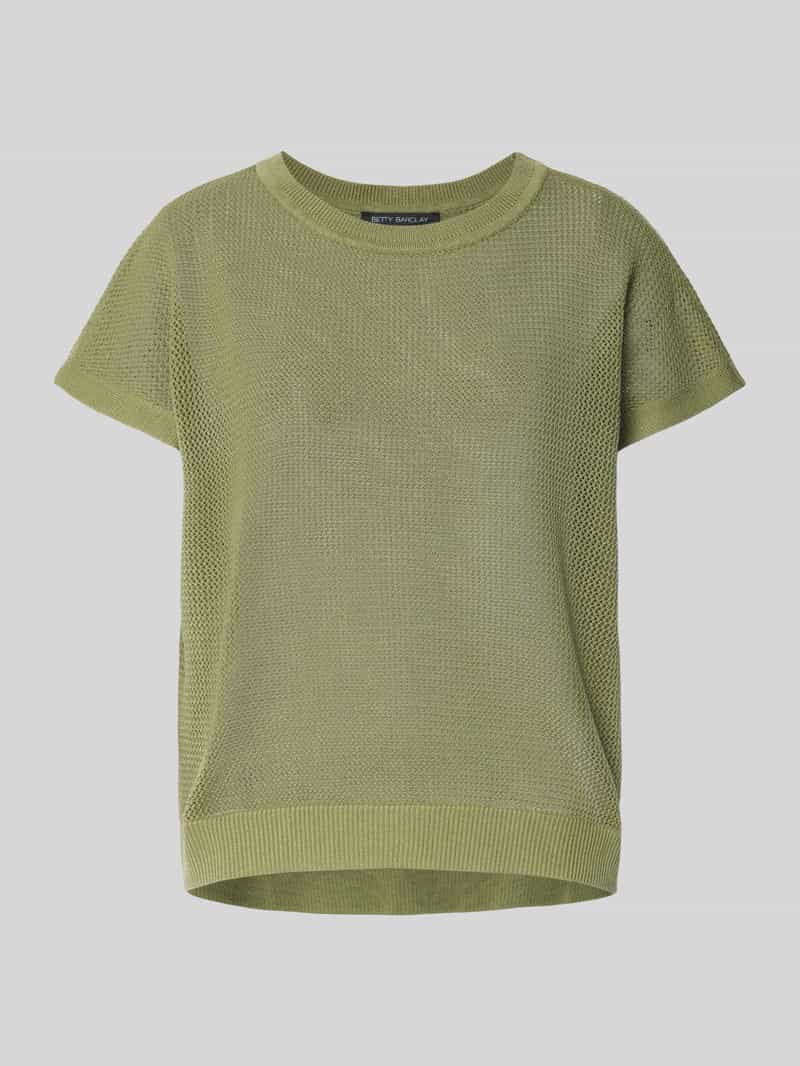 T-shirt z haftem angielskim