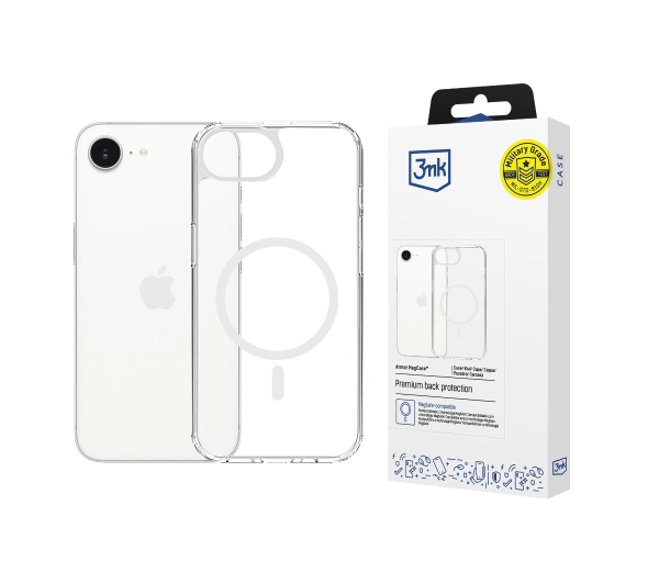 3mk Armor MagCase do iPhone 16e Przezroczysty