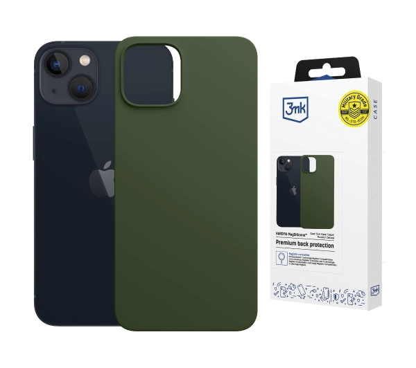 3mk Hardy MagSilicone Alpine Green do iPhone 15 Plus