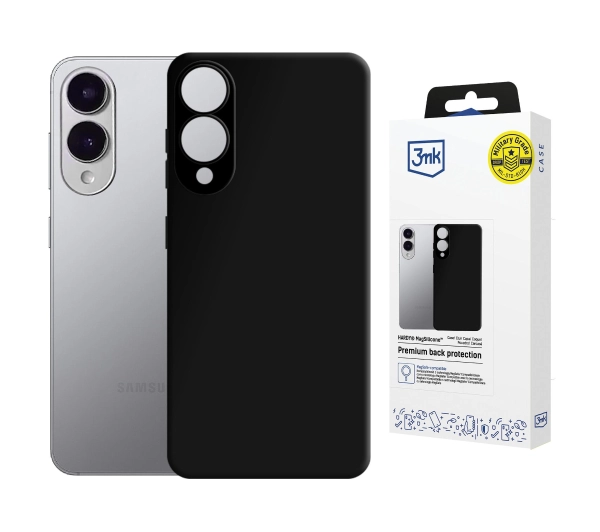 3mk Hardy MagSilicone Black do Samsung Galaxy S25 Edge