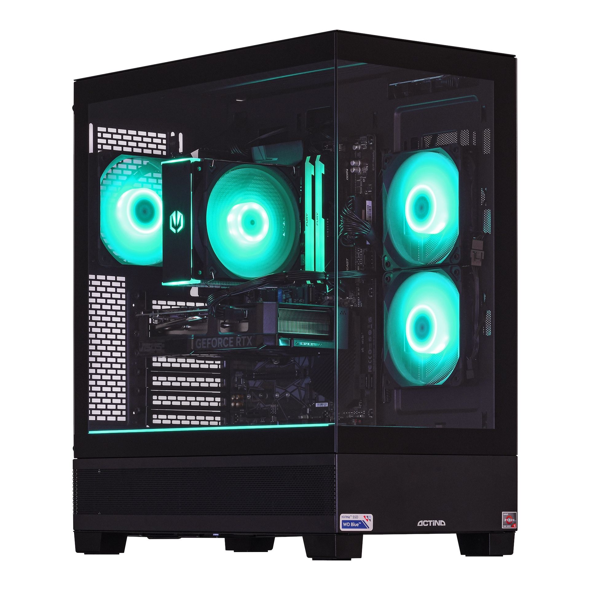 Komputer Actina View 5600X/32GB/1TB/RTX5060/600W KOMACNGIP0365