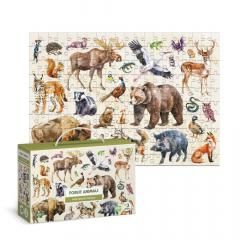 Puzzle 200 Montessori Forest animals - puzzle