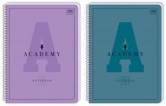 Kołozeszyt A4 80k kratka Academy Hybrid 5szt