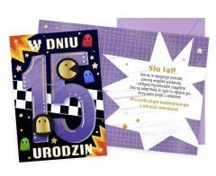 Karnet Urodziny 15 - artykuł papierniczy