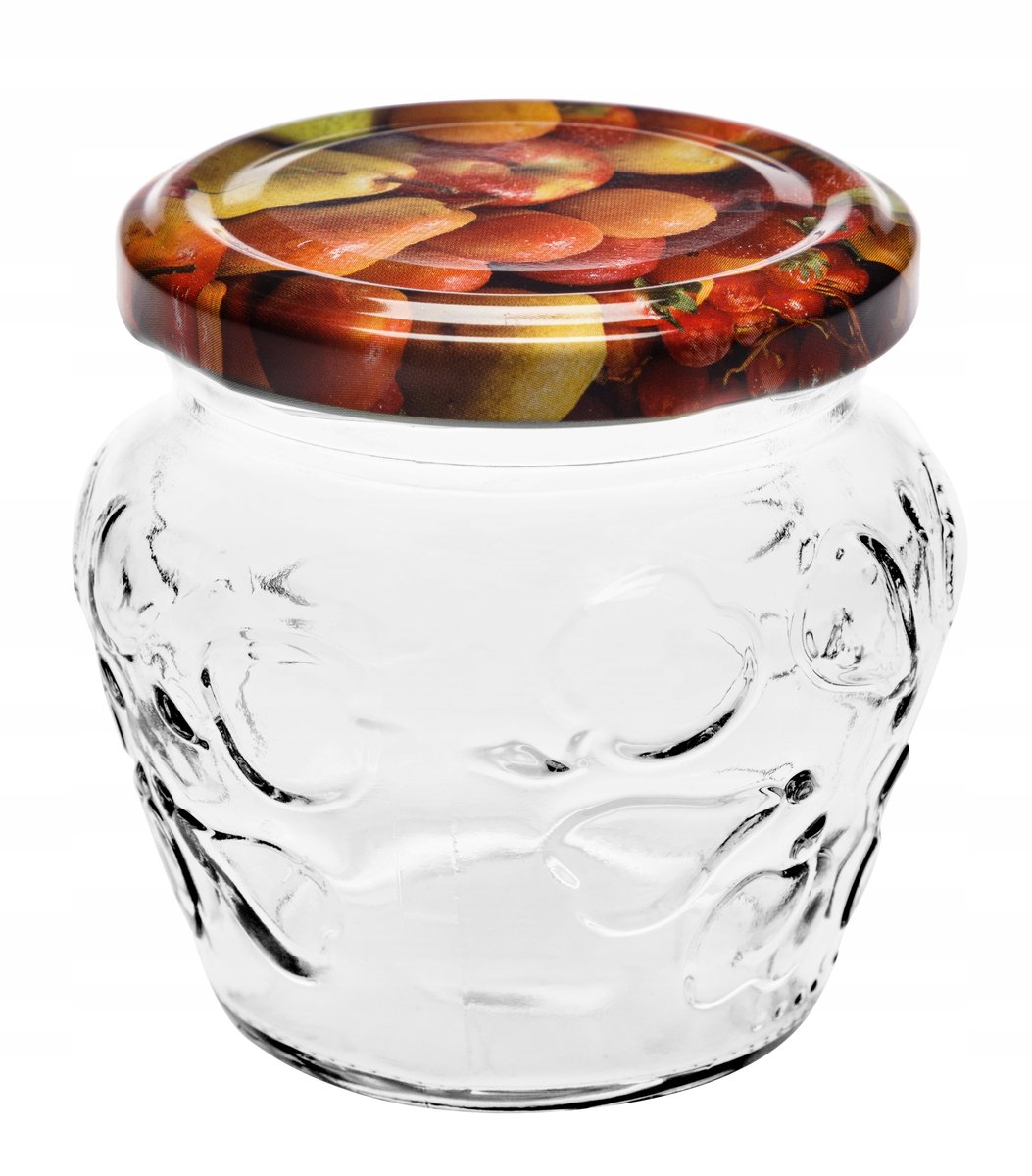 SŁOIKI SZKLANE Z ZAKRĘTKĄ 215ml 8szt 22483