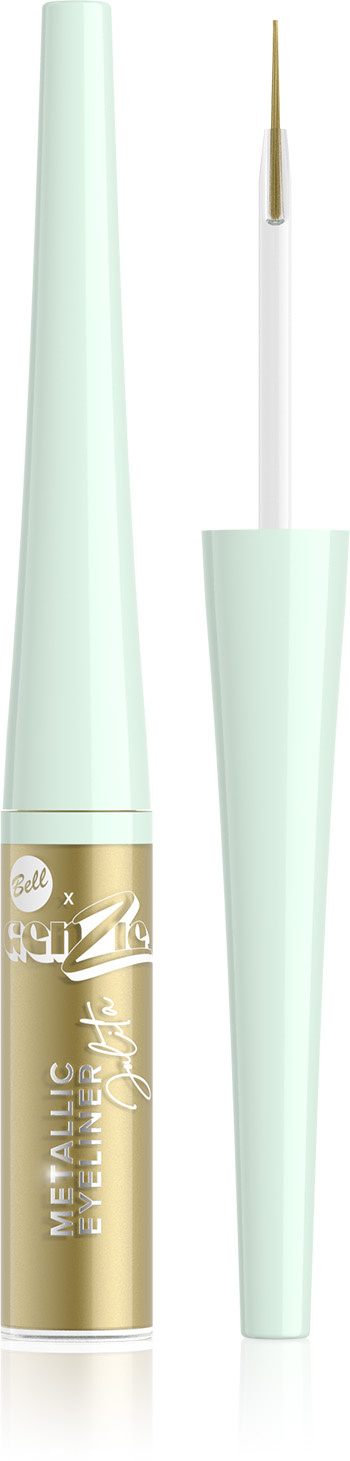 Bell x Genzie Metaliczny Eyeliner w Płynie 02 Golden Sun