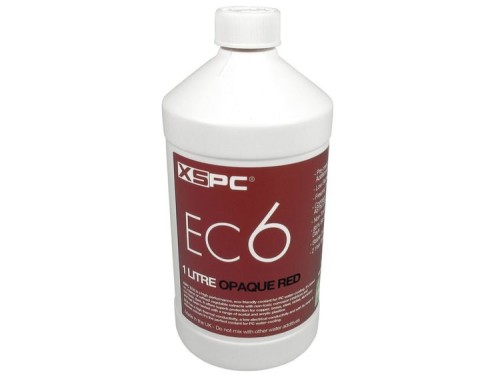 XSPC EC6 Płyn chłodzący, 1 litr - nieprzezroczysty czerwony 5060175589071
