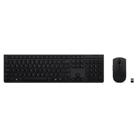 Lenovo, bezprzewodowa klawiatura i mysz, litewski 4X31K03971