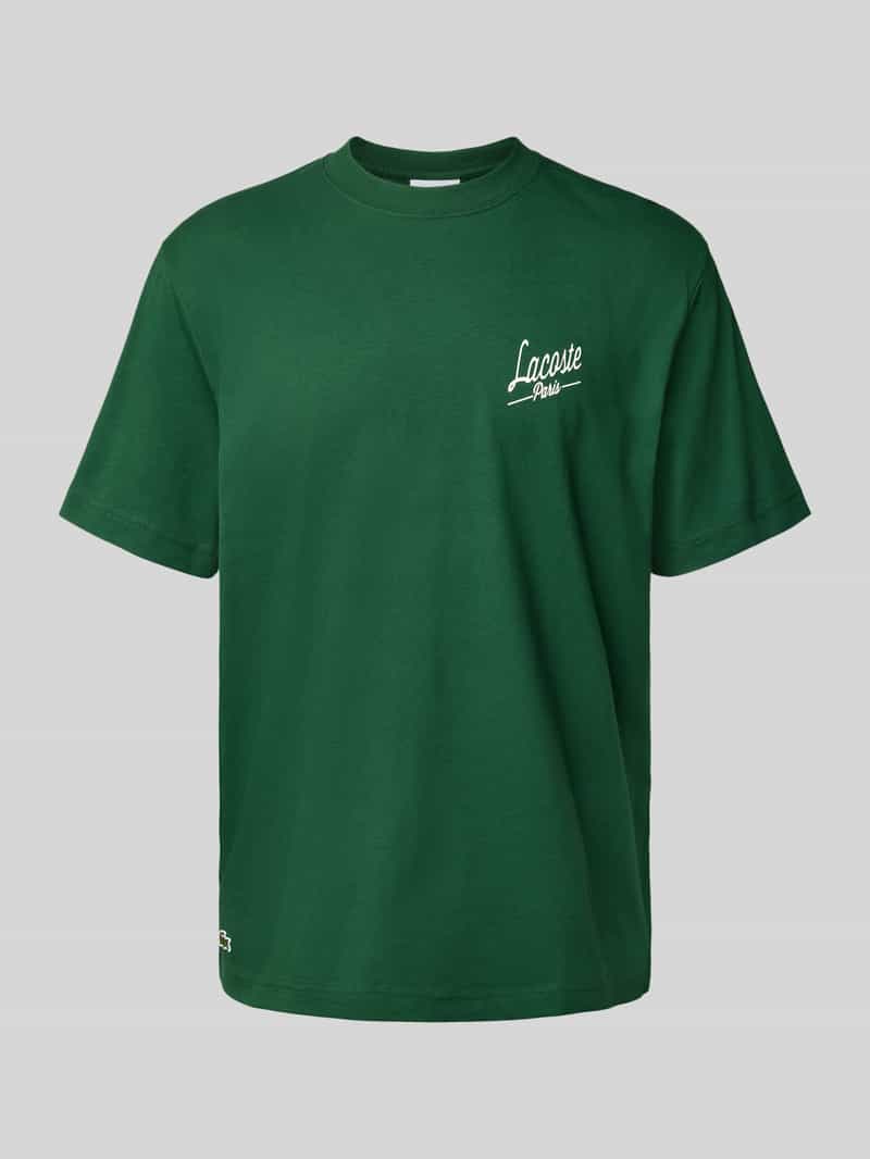 T-shirt o kroju regular fit z czystej bawełny