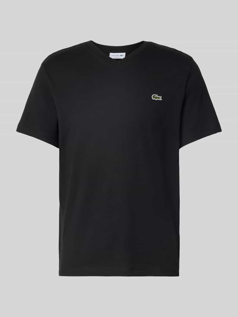 T-shirt o kroju regular fit z czystej bawełny