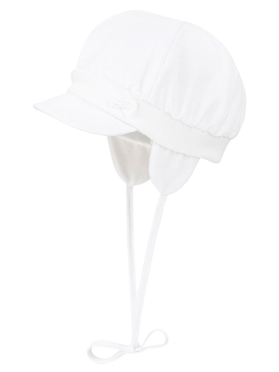 Dziecięca czapka z daszkiem i wiązaniem Doll r.43